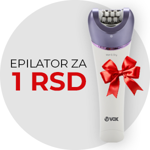 VOX mašine za pranje i sušenje - poklon epilator